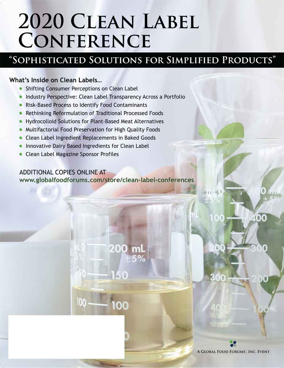 2020 Clean Label Conference magazine cover