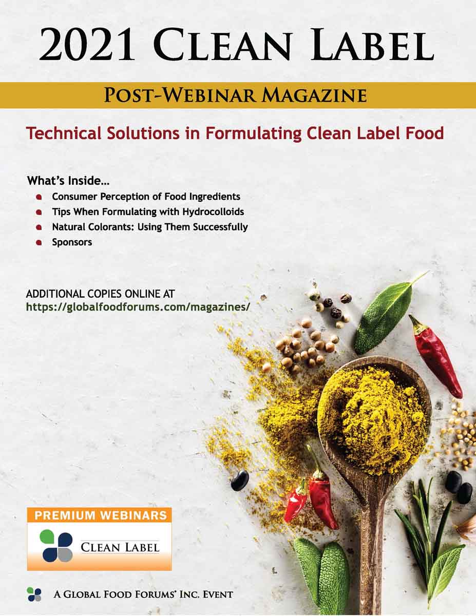 2021 Clean Label Conference Magazine Cover